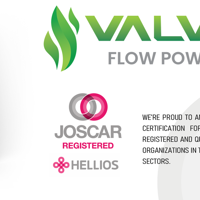 Valvenok Achieves JOSCAR Certification: Fully Registered on the Supplier Accreditation Register