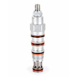 30%, Accumulator Sense, Pump Unload Valve with Check - Pilot Capacity Cartridge Valve