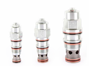 3:1 Pilot Ratio, Semi-restrictive counterbalance Valve Cartridge Valve
