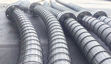 DINGHONG Spiral Wire Protection Flange Hose