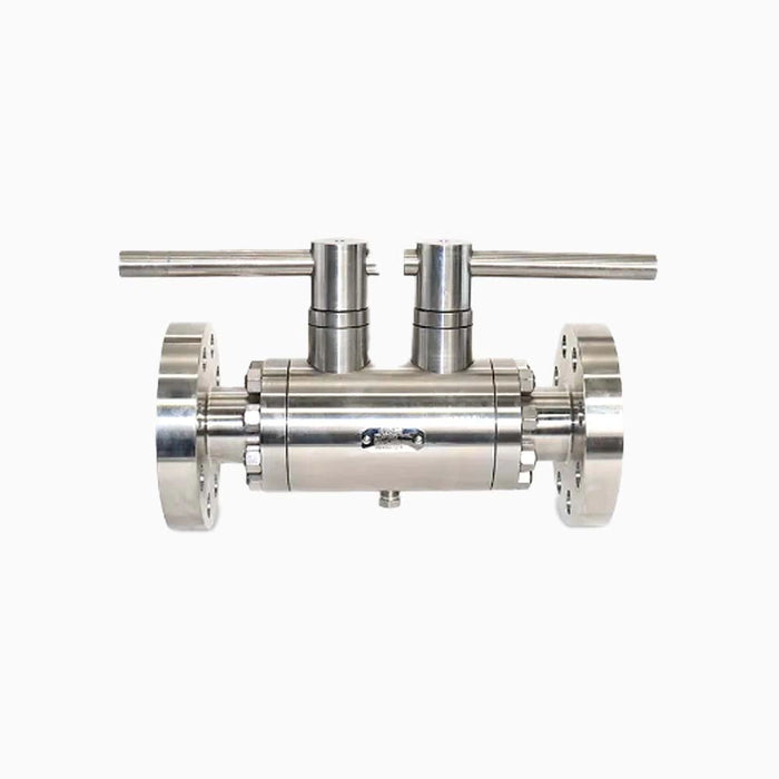 Double block and bleed ball valve flange DBB ball valve