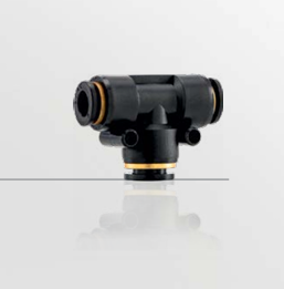 EQUAL TEE - E-SERIES (BLACK) FITTING