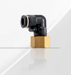 MALE THREAD ELBOW - E-SERIES (BLACK) FITTING