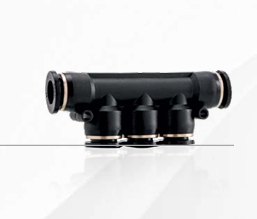 MULTI TEE - E SERIES (BLACK) FITTING