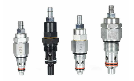 Noiseless Direct Acting Diagonal Area Relief Cartridge Valve