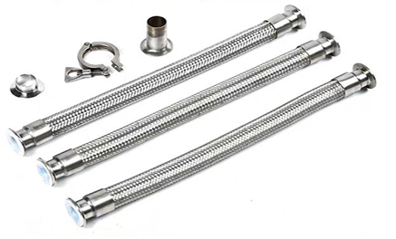 PTFE Lined Tri Clamp Connection Hose