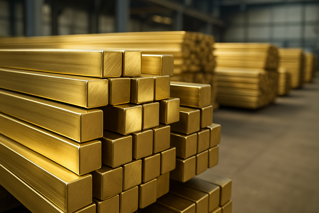 Brass Square Bars