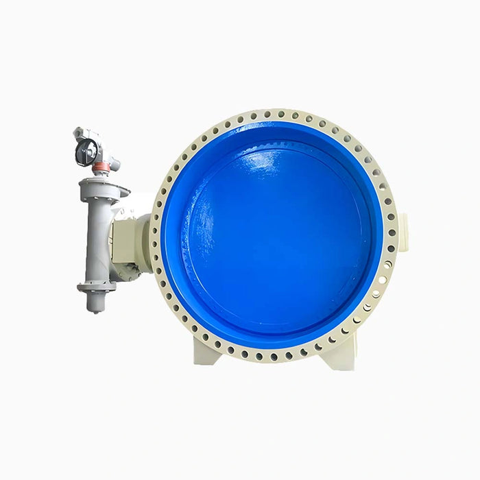 The triple-eccentric flanged butterfly valve