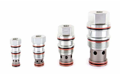 Vented, Pilot to Open Check Valve with External Pilot Port Cartridge Valve