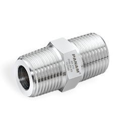 HEX NIPPLE (BSPT-F X BSPT-F)