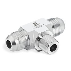 MALE BRANCH TEE - SAE 070425 37°JIC X 37°JIC X NPTM