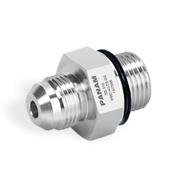 MALE CONNECTOR - SAE 070120 (37° JIC X SAE/MS)
