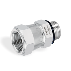 MALE CONNECTOR -SWIVEL -37° JIC FEMALE SWIVEL X SAE/MS MALE