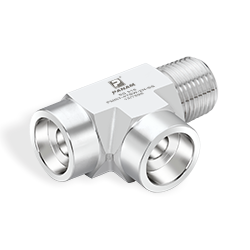 Male Run Tee - Tube Socket Weld X MPT (Male)