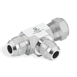 SWIVEL RUN TEES - SAE 070432 37°JIC X 37°JIC X 37°JIC SWIVEL