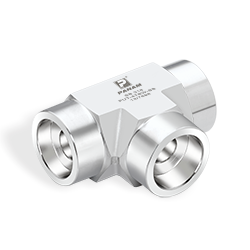 Union Tee - Tube Socket Weld (Metric Tube)
