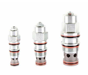 4.5:1 Pilot Ratio, Semi-restrictive counterbalance Valve Cartridge Valve