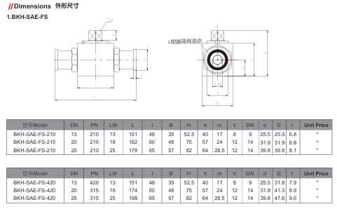 BKH-SAE-FS Series High Pressure Ball Valve