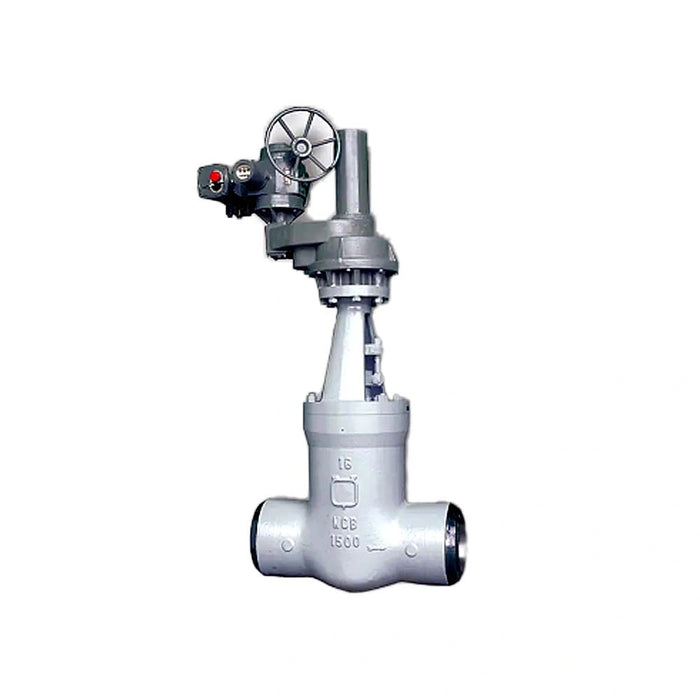 Cast Steel WCB 10” 1500LB Butt Weld Pressure Seal Gate Valve With bypass and Gear Box