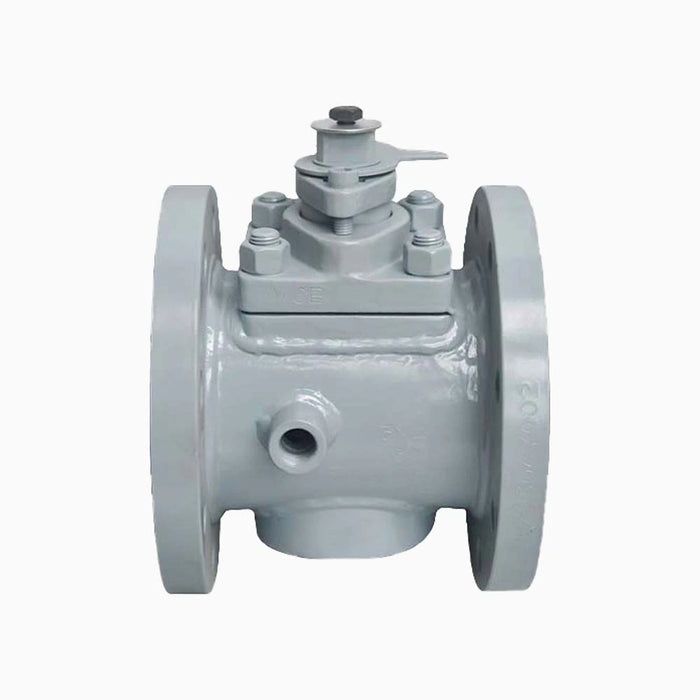 Cast Steel WCB DN40 PN10 RF Flange Sleeve Type Soft Sealing Plug Valve