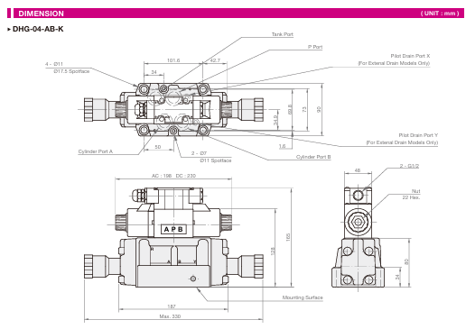 DHG  Pilot Operated Directional Valve