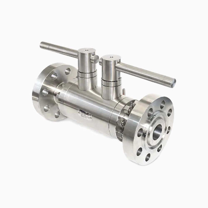 Double block and bleed ball valve flange DBB ball valve
