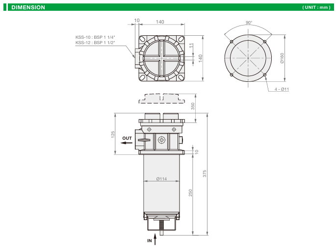 KSS Suction Filter