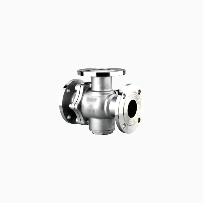 T-type 3-ways Cast Steel CF3 1” 150LB RF Flange Ball Valve