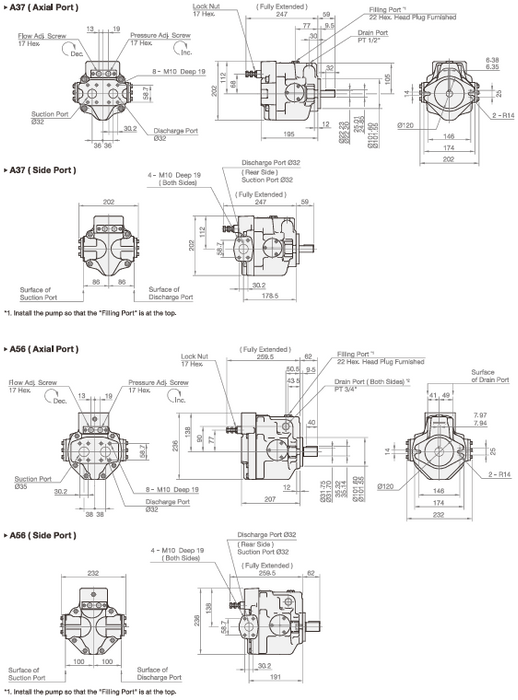 Variable Displacement Piston Pump A