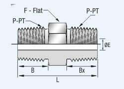 PHN - HEX NIPPLE NPT